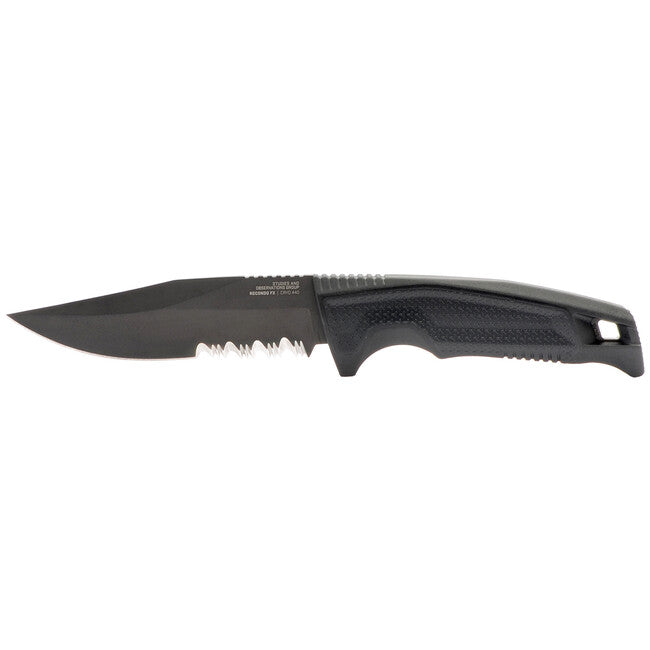 SOG Recondo Fx feststehendes messer - schwarz - teilgezahnt