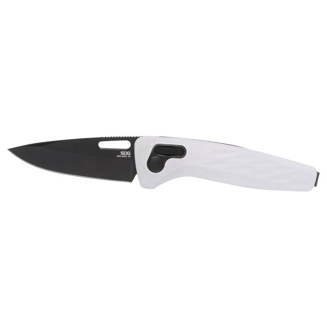 SOG ONE-ZERO XR schließmesser - weiß al & schwarz chrom