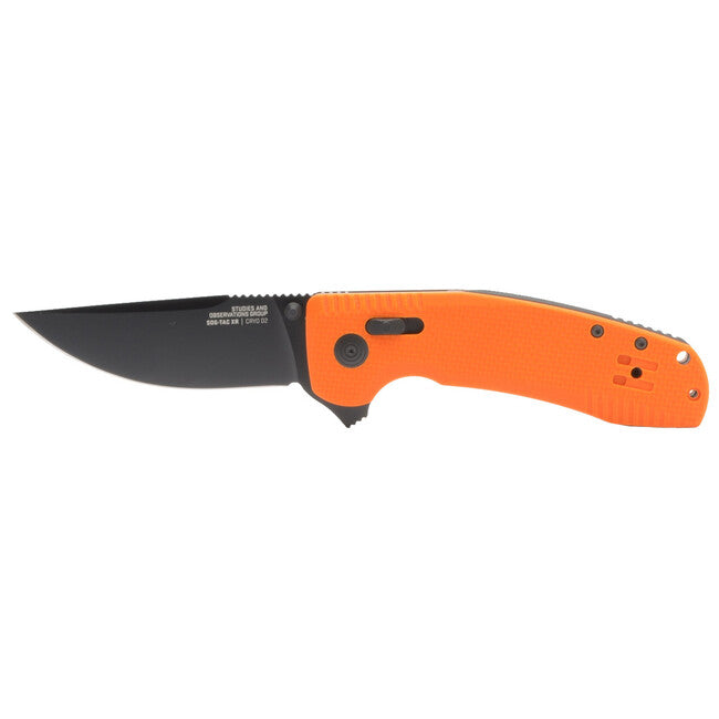 SOG SOG-TAC XR Closing Knife (Org - Straight Edge)