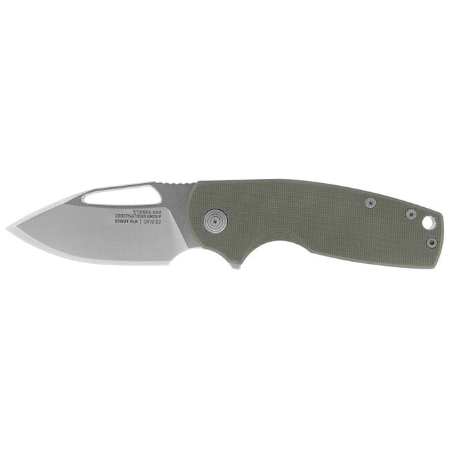 SOG Stout FLK schließmesser - OD Grün + Stonewash