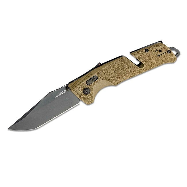 SOG Trident AT closing messer - flat dark earth - tanto
