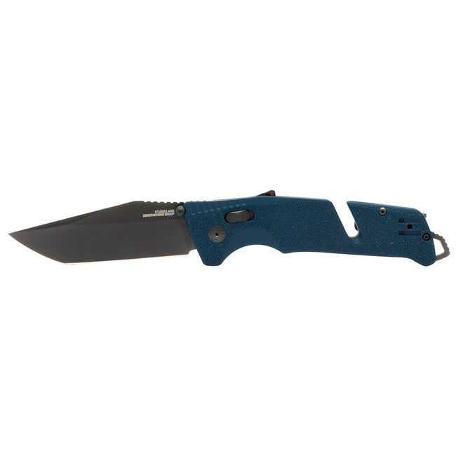 SOG Trident AT schließmesser - uniform blau, tanto