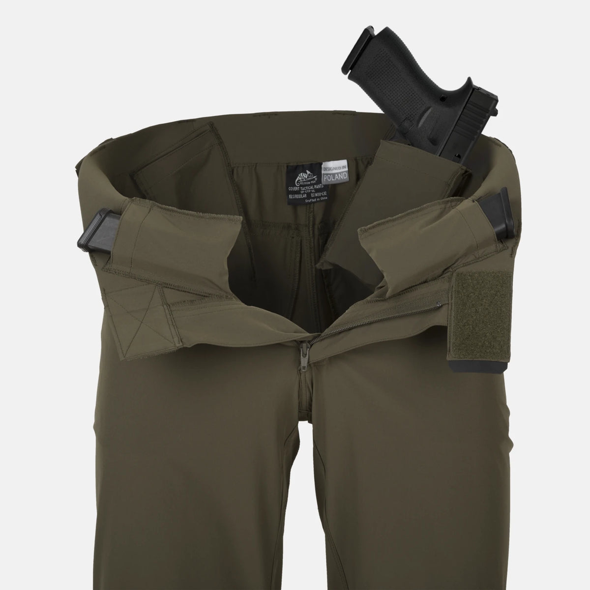 Helikon-Tex COVERT nohavice VersaStretch taktické Versa Stretch Lite, Black – detail 9
