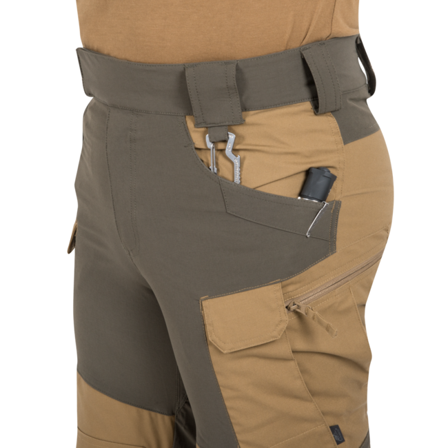 Helikon-Tex Hybrid Outback-Hosen - DuraCanvas, coyote/schwarz