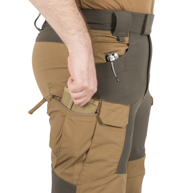 Helikon-Tex Hybrid Outback-Hosen - DuraCanvas, coyote/schwarz