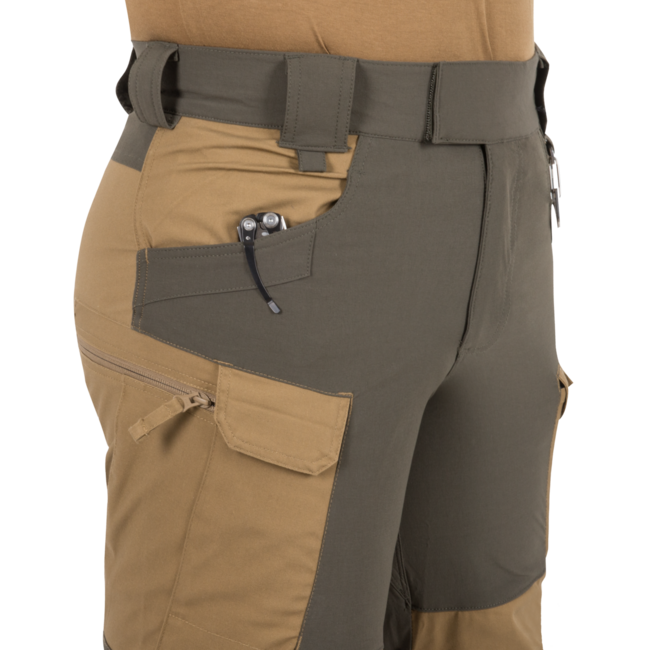 Helikon-Tex Hybrid Outback-Hosen - DuraCanvas, ash grey/schwarz