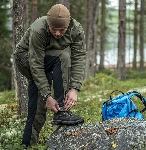 Helikon-Tex Hybrid Outback-Hosen - DuraCanvas, coyote/schwarz