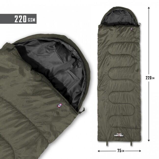 Pentagon Schlafsack Major 0°C/+10°C, oliv