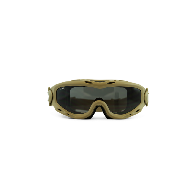 Wiley X Spear Tactical Glasses, Smoke and Clear Lenses, Matte Tan Frame