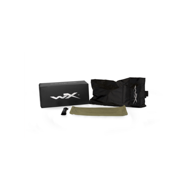 Wiley X Spear Tactical Glasses, Smoke and Clear Lenses, Matte Tan Frame