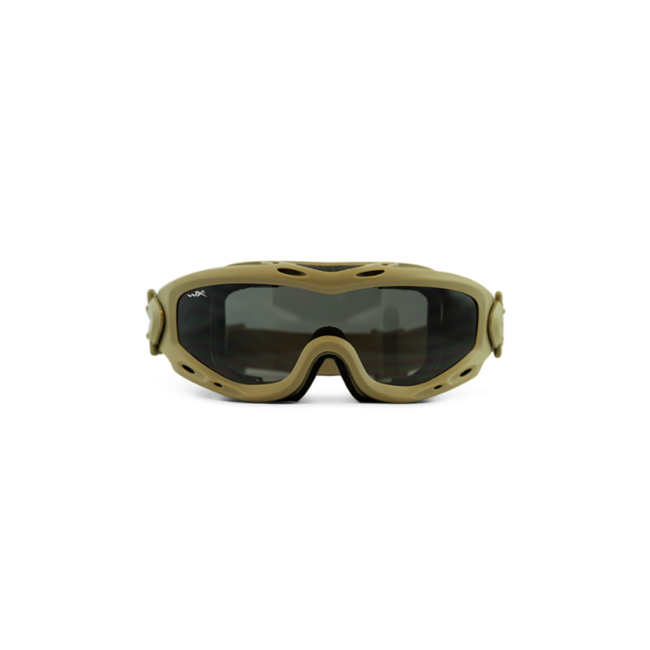 WILEY X SPEAR taktische Brille, rauchfarbene + klare Gläser / matter sandfarbener Rahmen