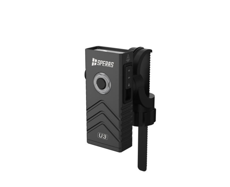 Speras U3 multifunktionale edc taschenlampe, schwarz