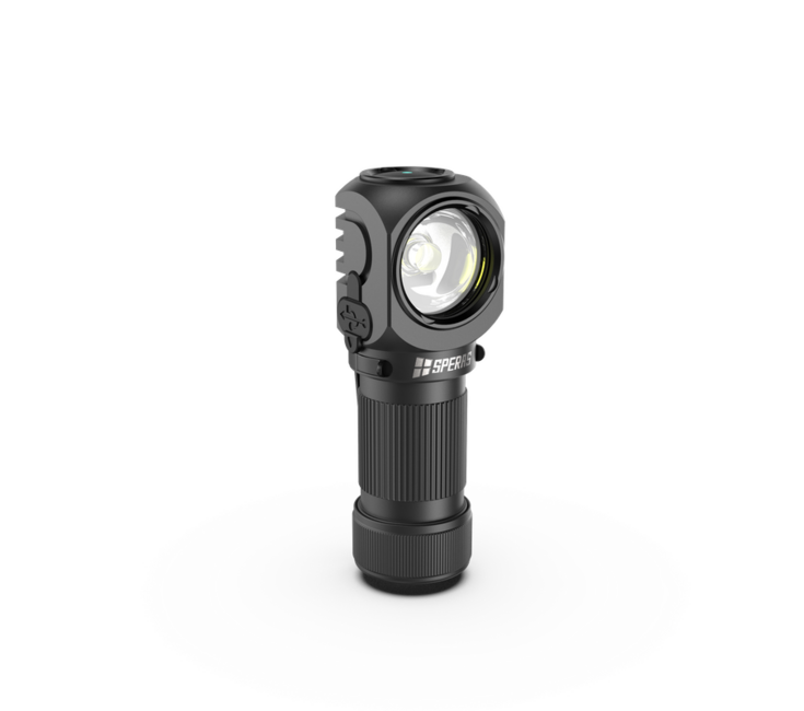 Speras SH16 wiederaufladbare stirnlampe, schwarz