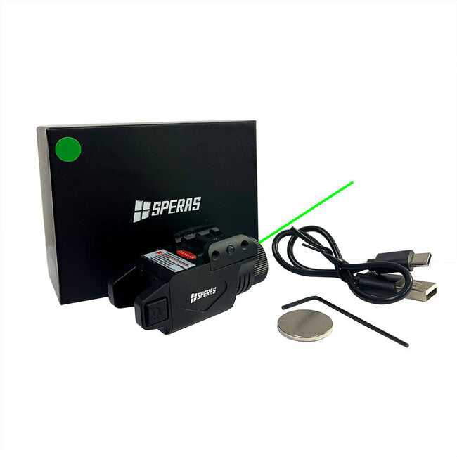 Speras WL20-GLM wiederaufladbare pistolen-taschenlampe mit grünem streulicht 500LM