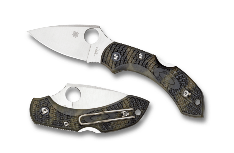 Spyderco Dragonfly 2 Lightweight Zome taschenmesser 5,8 cm, grün, Kunststoff