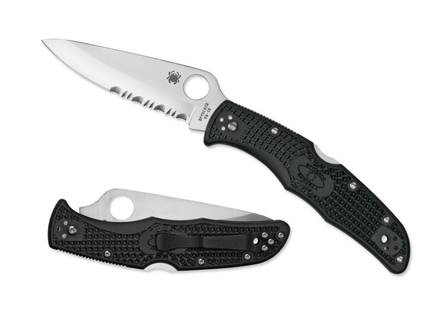 Spyderco Endura 4 Lightweight taschenmesser 9,5 cm schwarz FRN