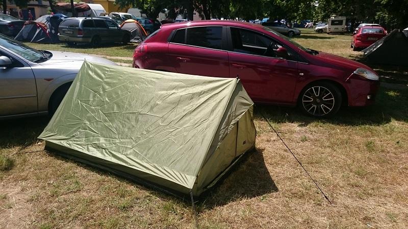 MFH Minipack Tent 2 Person BW Camo 213x137x97cm