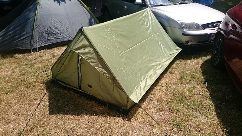 MFH „Minipack“ 2 Personen flecktarn zelt 213x137x97cm