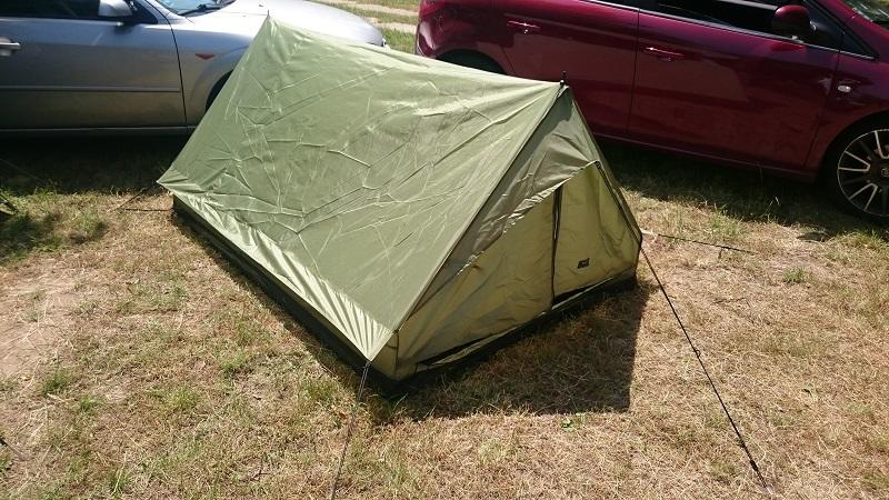 MFH Minipack Tent 2 Person BW Camo 213x137x97cm