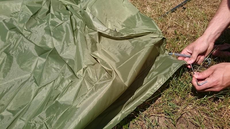 MFH Minipack Tent 2 Person BW Camo 213x137x97cm