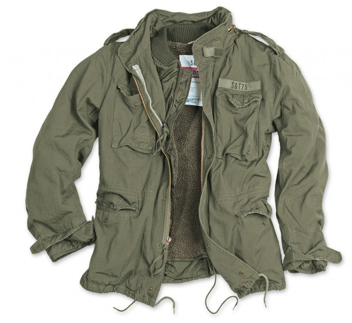 Surplus bunda Regiment M65, olivová