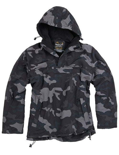 Surplus bunda Windbreaker black camo