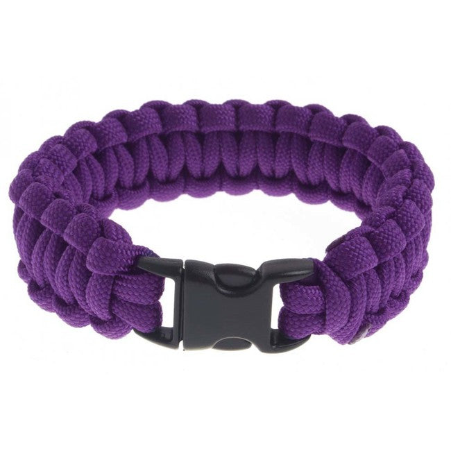 O&T Armband paracord Kunststoff- pracka, fialovy