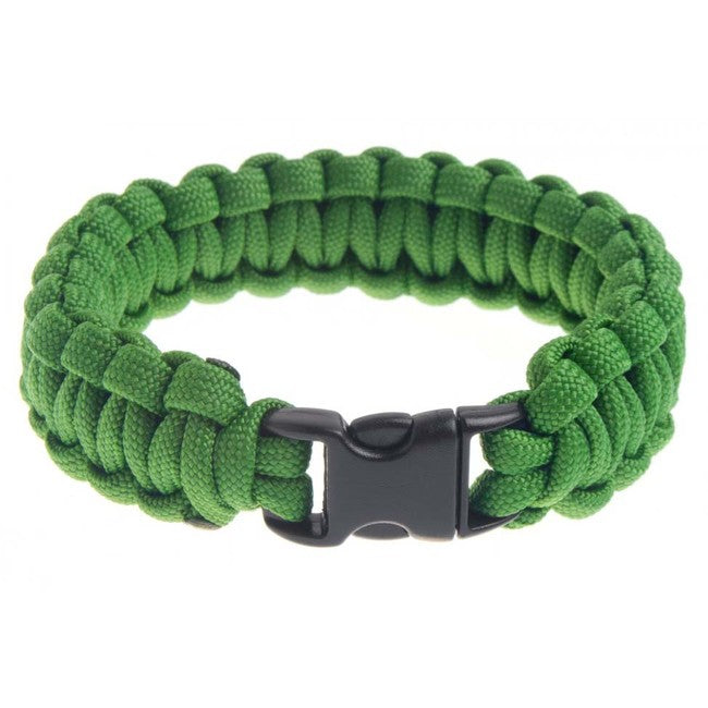 O&T Armband paracord Kunststoff- pracka, grün