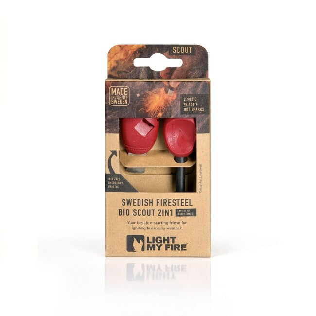 Light My Fire Firesteel BIO scout Feuerstein 2 in 1, rot
