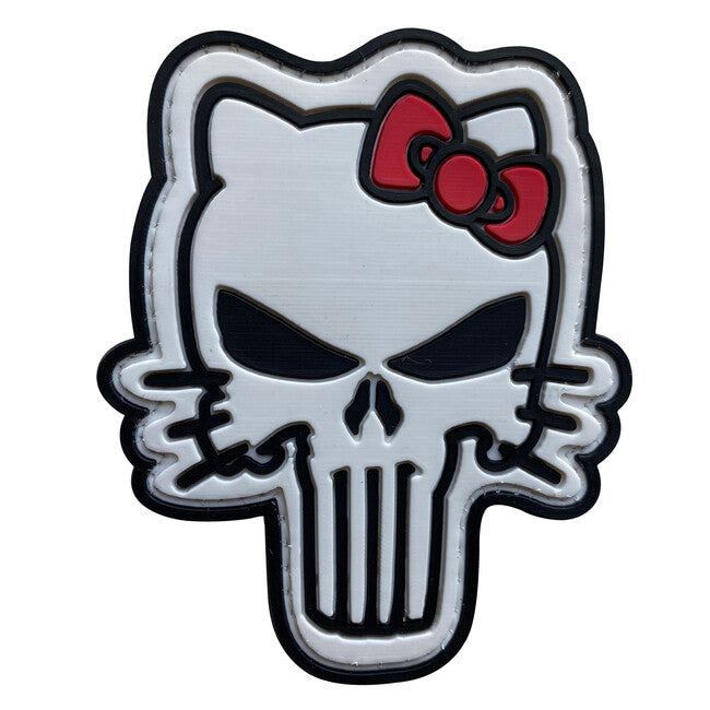 WARAGOD Tactical Hello Kitty PVC Patch Weiß und Rosa