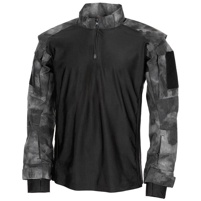 MFH Professional Americke Taktische T-Shirt Langarm, HDT-camo LE
