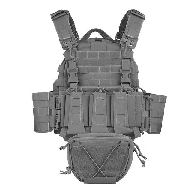 DRAGOWA TACTICAL Raven Taktische Weste, grau