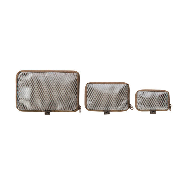 Tasmanian Tiger Mesh Pouch Set, coyote brown