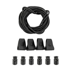 Tasmanian Tiger Bungee Cord Set, schwarz