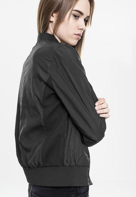 Urban Classics Light Bomberjacke, schwarz