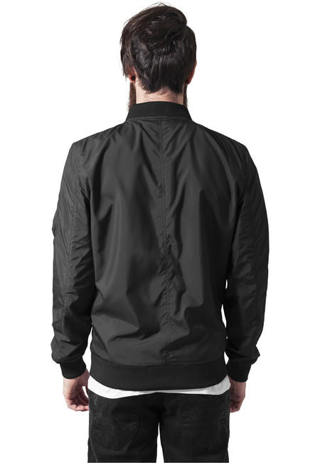 Urban Classics Light Bomber Jacket, Black