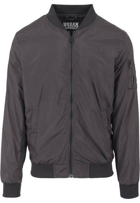 Urban Classics Light Bomber Jacket, Black