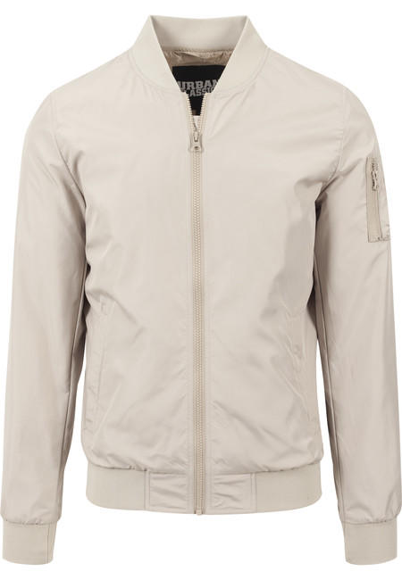 Urban Classics Light Bomber Jacket, Beige