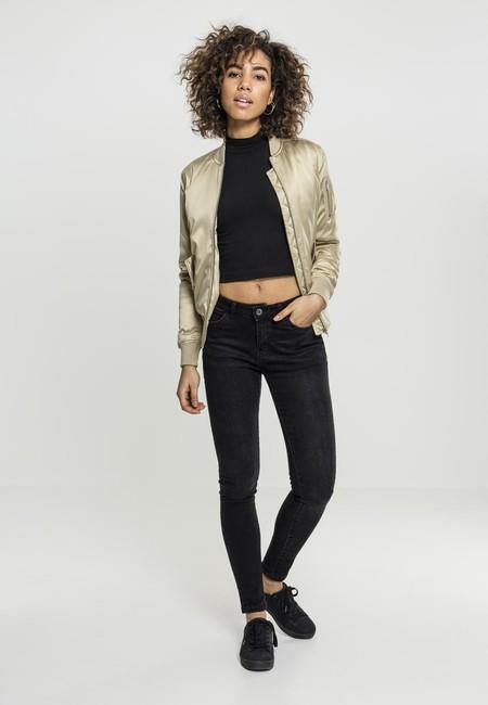 Urban Classics Women's Satin Bomber Jacket
