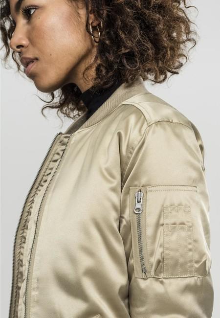 Urban Classics Women's Satin Bomber Jacket
