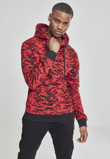 Urban Classics Men's Camouflage Hoodie