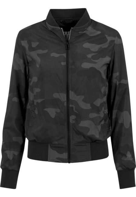 Urban Classics Women's Light Bomber Jacket, Camo