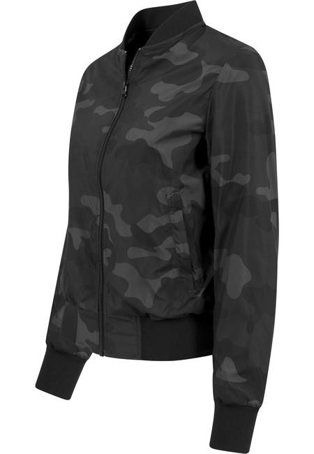 Urban Classics Women's Light Bomber Jacket, Camo