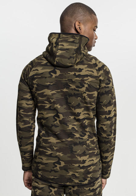 Urban Classics pánska maskáčová mikina na zips