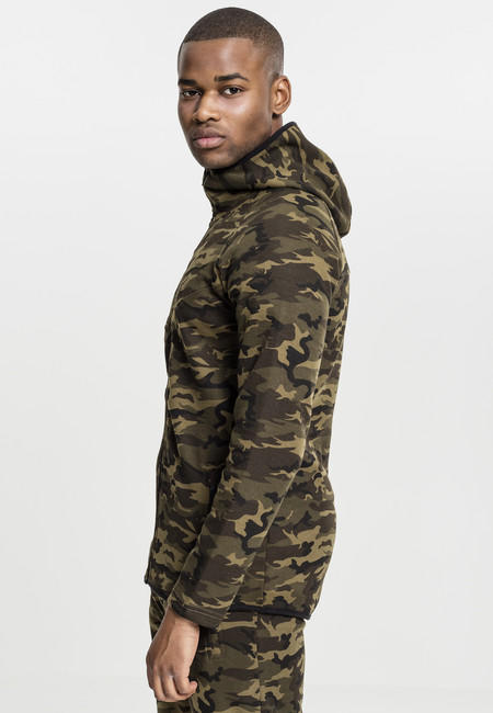 Urban Classics Men's Camo Zip Hoodie