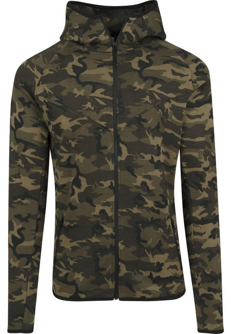 Urban Classics Men's Camo Zip Hoodie