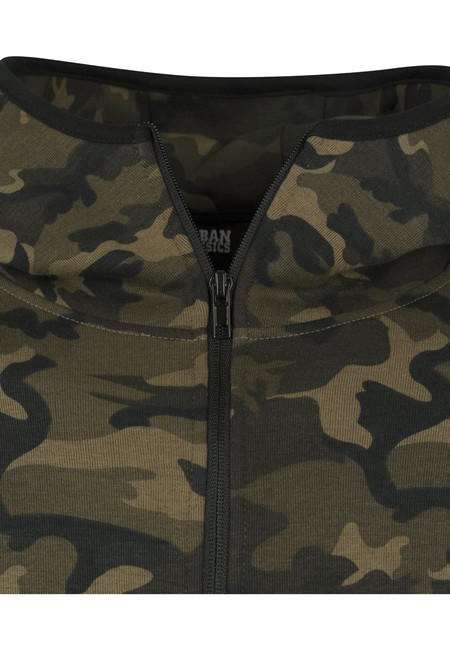 Urban Classics Men's Camo Zip Hoodie