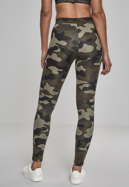 Urban Classics Tech Mesh damen Leggings, woodcamo