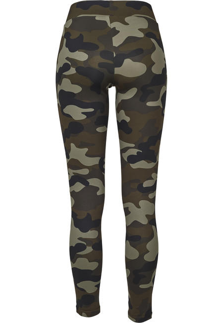 Urban Classics Tech Mesh damen Leggings, woodcamo