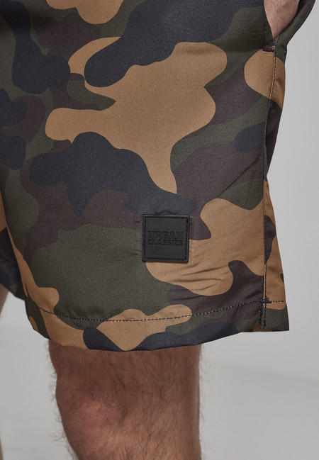 Urban Classics Men's Camo Swim Shorts